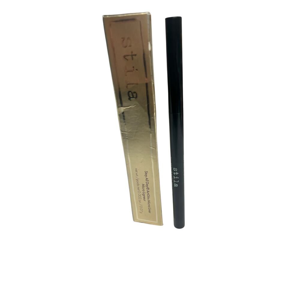 NIB Stila Stay All Day artistix micro liner shade matte black - Picture 3 of 3